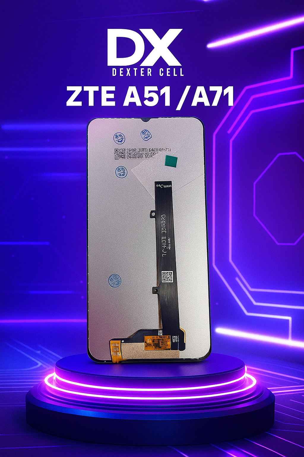 MODULO ZTE A51/A71 SIN MARCO: imagen 1