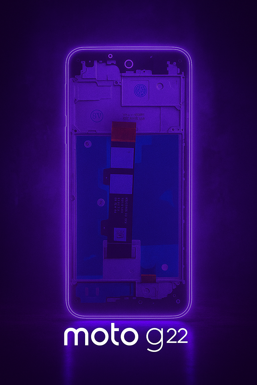 MODULO MOTO G22 CON MARCO: imagen 1