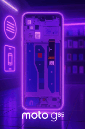 MODULO MOTO G85 OLED CON  MARCO